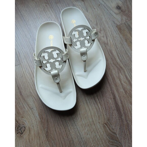 Tory Burch Shoes - Tory Burch Miller Cloud Sandal New Ivory Womens 7
